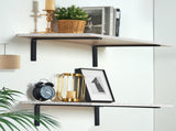 Shelf Bracket, 41 x 15.5 cm 4 Pcs, Heavy Duty Floating Shelf Brackets, Brackets for Shelves, 10mm V952-SJZJGBZJYGHWJF4D6V0