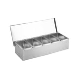 JWDX Food Storage, Stainless Steel Thick Seasoning Box Hotel Ingredients Seasoning Box, V1189-LWWAL-20260325-01875