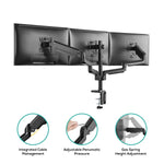 activiva ErgoLife Triple Monitor Screen Gas Spring Monitor Arm V186-ACA-MMA-TGC01K