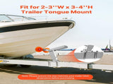 Boat Trailer Winch Stand with Roller, Adjustable Height 365-548 mm, Boat Winch Mount with U-Bolts V952-CYJPZJZZJ00032G30001V0