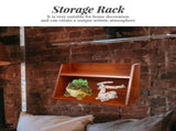 Wooden Desktop Organizer Multi-Layer Storage Shelf Brown for Household Use V1366-AZ2-W-22930