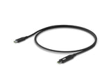 Ubiquiti USB-C Cable with Charge Display,Length 0.3M, Black, Braided Power & Data Cable With A V1202-V2-NHU-CABLE-USB-100W--3M-BK