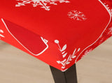 4PCS Washable Stretch Dining Room Chair Slipcovers, Removable Christmas Seat Covers for Home Decor V1237-ZY00B08CXSYGRN