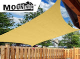 Mountview Sun Shade Sail Cloth Canopy Sand 180 UA0125-180SND