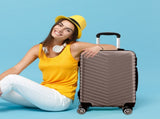 Slimbridge 20" Carry On Travel Luggage Coffee 20 inch LG1004-CF