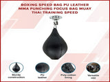Boxing Speed Bag PU Leather MMA Punching Focus Bag Muay Thai Training Speed V63-835891