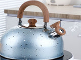 Water Kettle Stainless Steel Whistle Water Kettle Large Capacity Flat Bottomed for Gas Induction V1294-YM0703-3113230059214