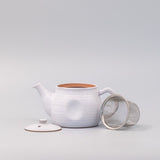 Teapot 300ml Speckled White Glaze V637-C0881