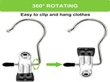 30 Pack Laundry Hooks Hanging Clips Clothes Pins Closet Hanger Organizer Snap Button Kit with V1258-DP02-C-946