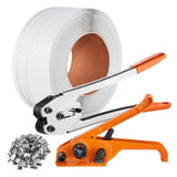 Banding Strapping Kit with Strapping Tensioner Tool, Banding Sealer Tool, 100 m Length PP Band, 100 V952-PPDKZTJ100M1WBWTQV0