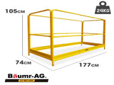 Baumr-AG Safety Guard Rail for Adjustable Mobile Scaffold V219-LDRSCFBMRAGDR