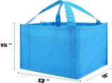 10 Pack Heavy Duty Reusable Grocery Bags with Reinforced Bottom, Large Capacity Shopping Totes for V1107-CS-STGWDL