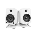 Kanto YU4 140W Powered Bookshelf Speakers with Bluetooth and Phono Preamp - Pair, Matte White with V398-KO-YU4MW-S4W