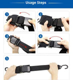 Transom Tie Down Straps Heavy-Duty Boat Trailer Straps for Bass Boats, Jet Skis & More, Secure V1192-AZ-W-2653