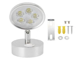 LED Wall Mounted Lamp Manual Switch Control Electroplated Aluminum for Bedrooms Living Rooms Display V1294-YM0901-3119250007911