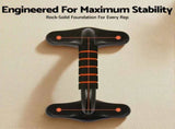 Everfit Push Up Bars Stands Parallel Handles Home Gym Fitness Strength Training PUB-A-SH03-BK
