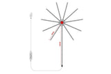 Two App Control Launch Burst Effect Color Changing USB Smart Firework Led Strip Lights with Remote V1263-JX-6738-2