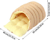 Cat House - Cat Basket - Plush and Warm - Removable and Washable - Closed Cat Bed for Winter V1188-ZXY-131-332