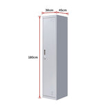 One-Door Office Gym Shed Clothing Locker Cabinet V63-832341
