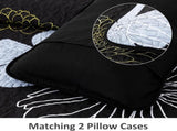 Refined Quilted Bedspread and Pillowcases Set Perfect Harmony of Comfort and Style - Queen size V745-MAC080364Q13U