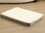 2-Piece White Sponge large pet bed - plush dog mat, detachable, washable, anti-slip base V888-ELOSUNG34305