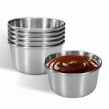 30Pcs 2 Oz Stainless Steel Dipping Sauce Cup, Mini Dip Bowls, Reusable Metal Condiment Cups V1369-AZ3-W-11534