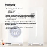 Adjustable Appliance Base Stand - Lock Wheel Trolley For Washing Machine Fridge V238-SUPDZ-40813536247888