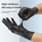 300Pcs Black Nitrile Gloves Small V1221-XM-DJST-01