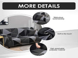 3 Seater Elastic Sofa Cover Stretch Couch Slipcover 190-230cm V1263-JX-3538
