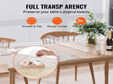 Plastic Table Cover, 42 x 60 Inch 2.0 mm Thick Clear Table Protector, Rectangle PVC Desk Mat, V952-ZFXPVCZB42X6Q83CQV0
