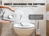 Portable Toilet for Camping, Porta Potty with Carry Bag, 5.3 Gal Waste Tank & 3.2 Gal Flush Tank, V952-DCX53GAL32GALWN45V0