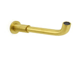 Brushed Gold Round Swivel Bathtub Spout Basin Faucet Bubble Water Outlet Curve V1233-SP902BG