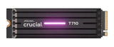Crucial T710 1TB PCIe Gen5 NVMe 2280 SSD w Heatsink - 14900/13700 MB/s R/W 600TBW 2.2M IOPs 1.5M hrs V1202-V2-HBC-T710-1TBH