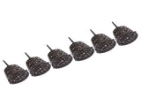 100PCS Plastic Fertilizer Mesh Basket with Lid Planting Fertilizer Net Pot for Succulent Orchid V1294-YM0703-3111230085012