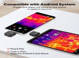 Thermal Imaging Camera for Android, 512 x 384 TISR Super Resolution, 25HZ Refresh Rate Infrared V952-KDSRCXY256191R3H6001V9