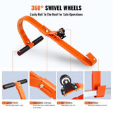 VEVOR Ladder Roof Hook Stabilizer 2 Pack with Wheel Rubber Grip T-Bar Steel V952-TZGG2GFGDSGGV9S52V0
