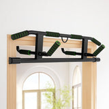 Multi-Grip Pull Up Bar Doorway Chin Up Horizontal Bar Home Gym Workout 101cm Length PUB-A-5006A-BK