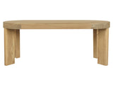 Brentwood 2 Drawer Oval Desk V199-DK002BWNIW