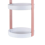 3 Layers Round Storage Rack Integral Handle 3 Layer Storage Round Stand for Bathroom Pink V1294-YM0521-3117230079013