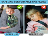 2 Pcs Car Pillow for the Back Seat 28 x 18 in Sleeping Reading Pillows for Long Distance V1258-DP02-C-2251