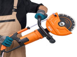 Electric Concrete Saw, 9 in, 2000 W 15 A Motor Circular Saw Cutter with 3.5 in Cutting Depth, V952-D1800W9IN35INLPBQV3