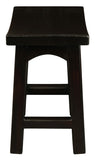 Tokyo Solid Mahogan Timber Footstool V199-BR048WDC