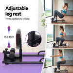 Everfit Deep Sissy Squat Weight Bench Adjustable Leg Extension Strength Training FIT-M-SQUAT-BENCH-BK