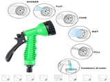 Portable for Camping with 7 Spray Modes, Hand Press Camping with Removable Hose and V1107-132-03155
