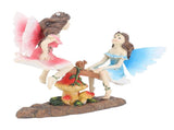 Fairy Statue Ornament Seesaw Figure Resin Realistic Figurine Decoration for Garden Home Living Room V1294-YM0710-3115230104211