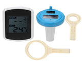 Floating Solar Wireless Thermometer Waterproof Swimming Pool Water Temperature Monitor V1294-YM0901-3111210143811
