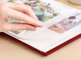 Linen Cover Photo Book, Wedding Photo Album, Wedding Scrapbook, Anniversary Gift, 9X7 Inch Beige V1370-AZ4-15635