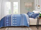 Nature Lover's Quilted bedspread and pillowcovers set Inspired by the Outdoors - Queen size V745-MAC080367Q13U
