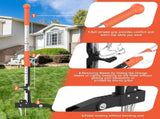 Weed Puller Tool, Gardening Stand Up Weeder Puller with 39.3" Ergonomic Long Handle and 4 Stainless V1107-CS-VWUUIT1