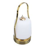 Cordless Lantern LED Retro Rechargeable Stepless Dimming 3 Lighting Modes with Handle Table Lamp for V1294-YM0901-3119240052811